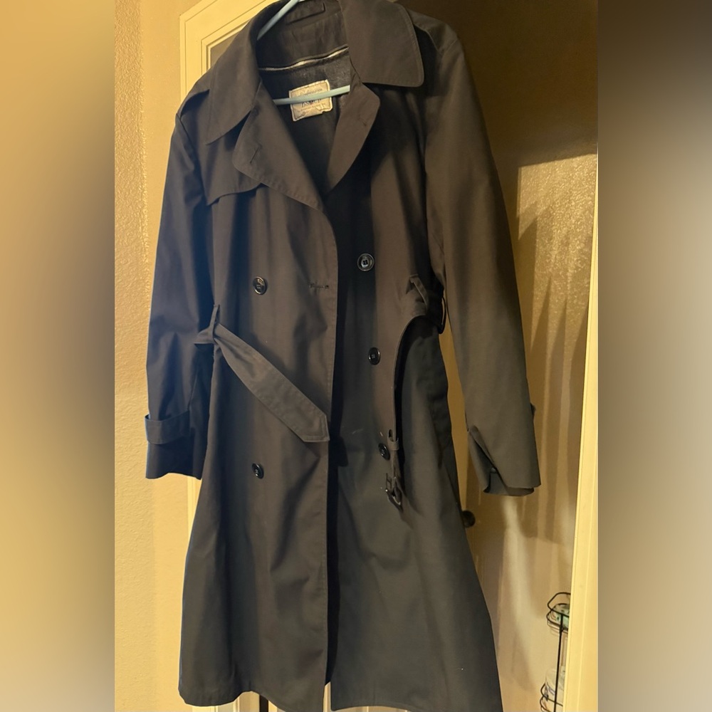 American Apparel Dark Trench Coat